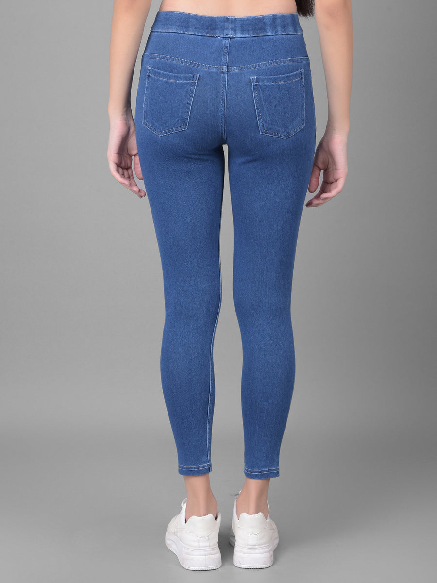 Comfort Lady Deep Indigo Blue Stretchable Denim Jeggings