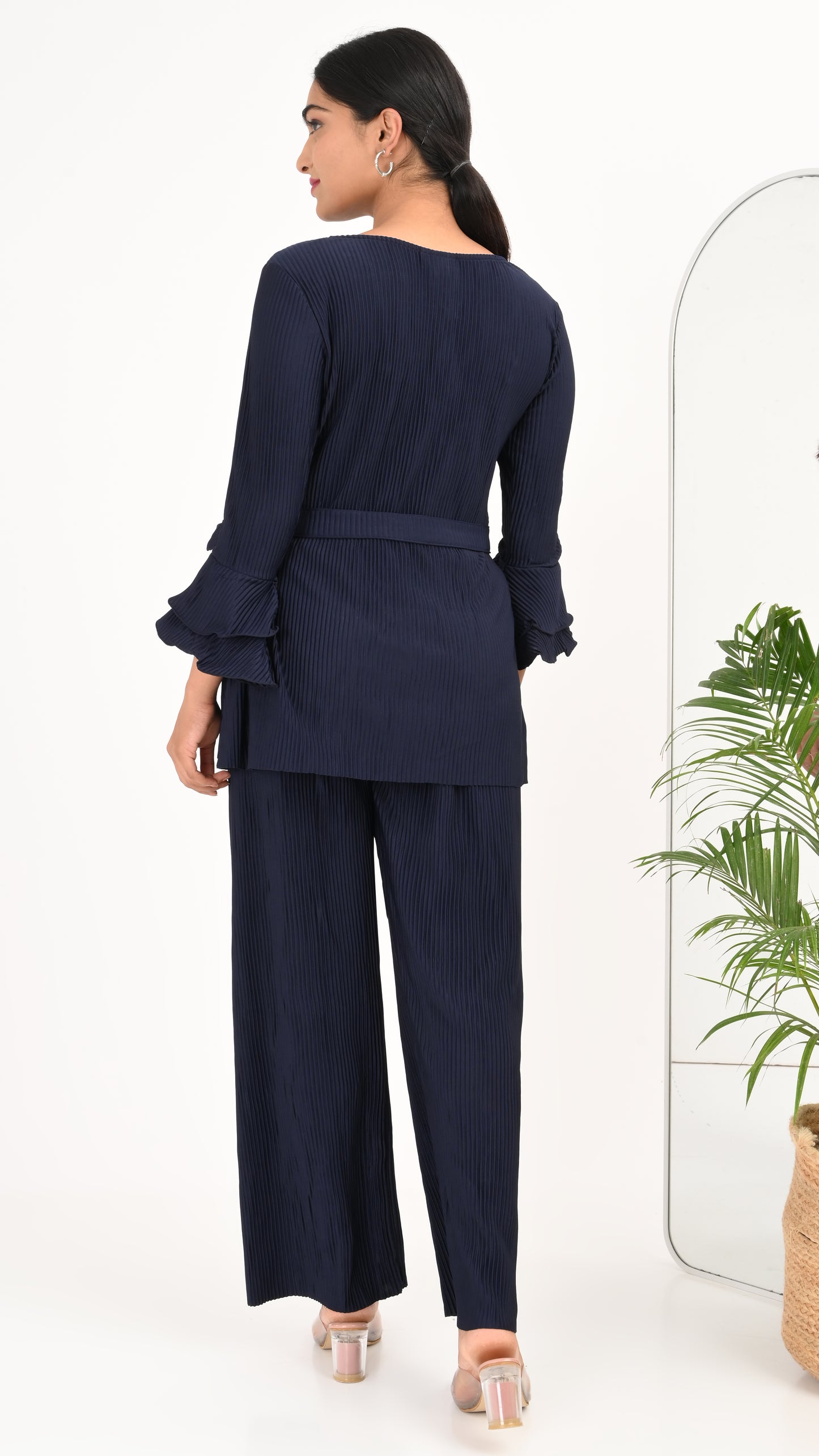 Midnight Pleat Co-ord Set