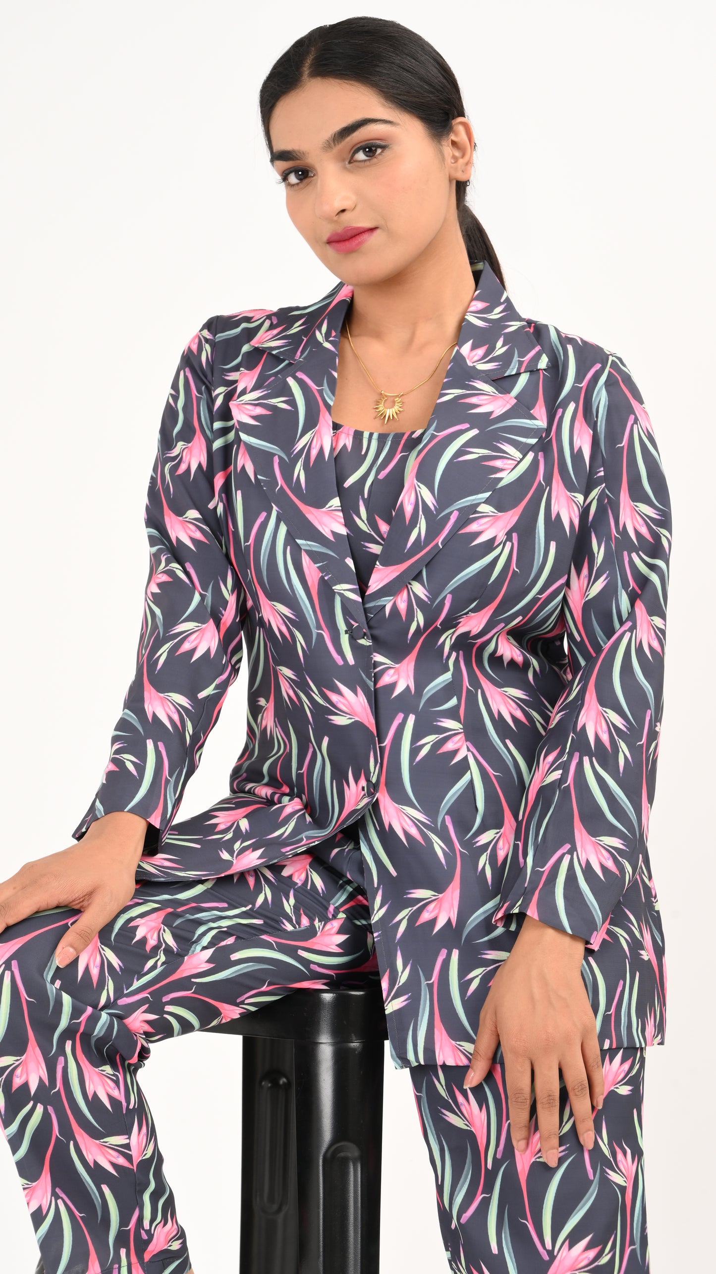 Tropink Noir Co-ord Set