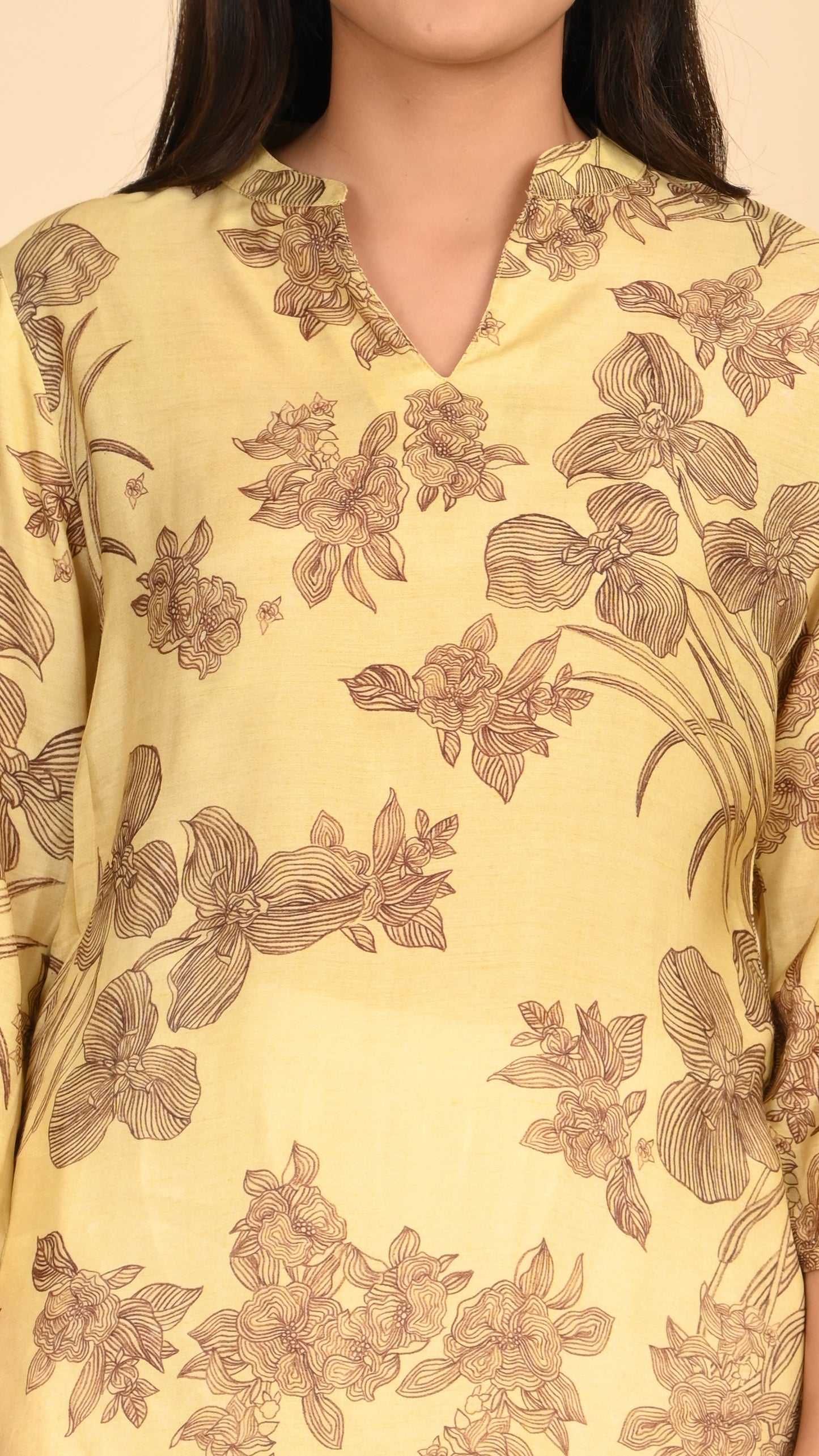 Sitara Sunhaze Bloom Short Kurti Top
