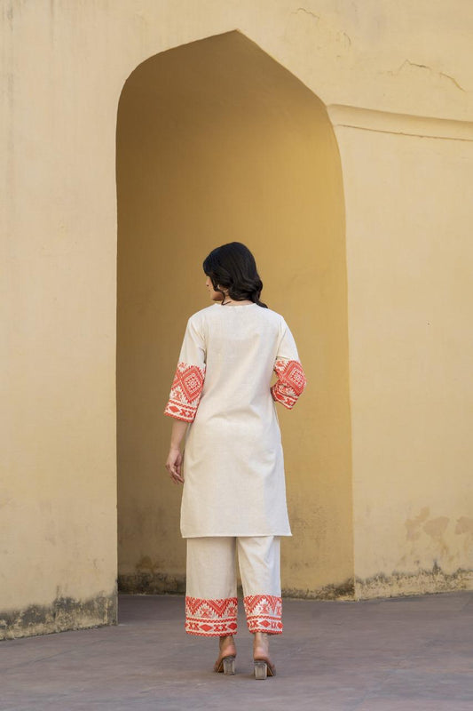 Noor-E-Safed Co-ord Set