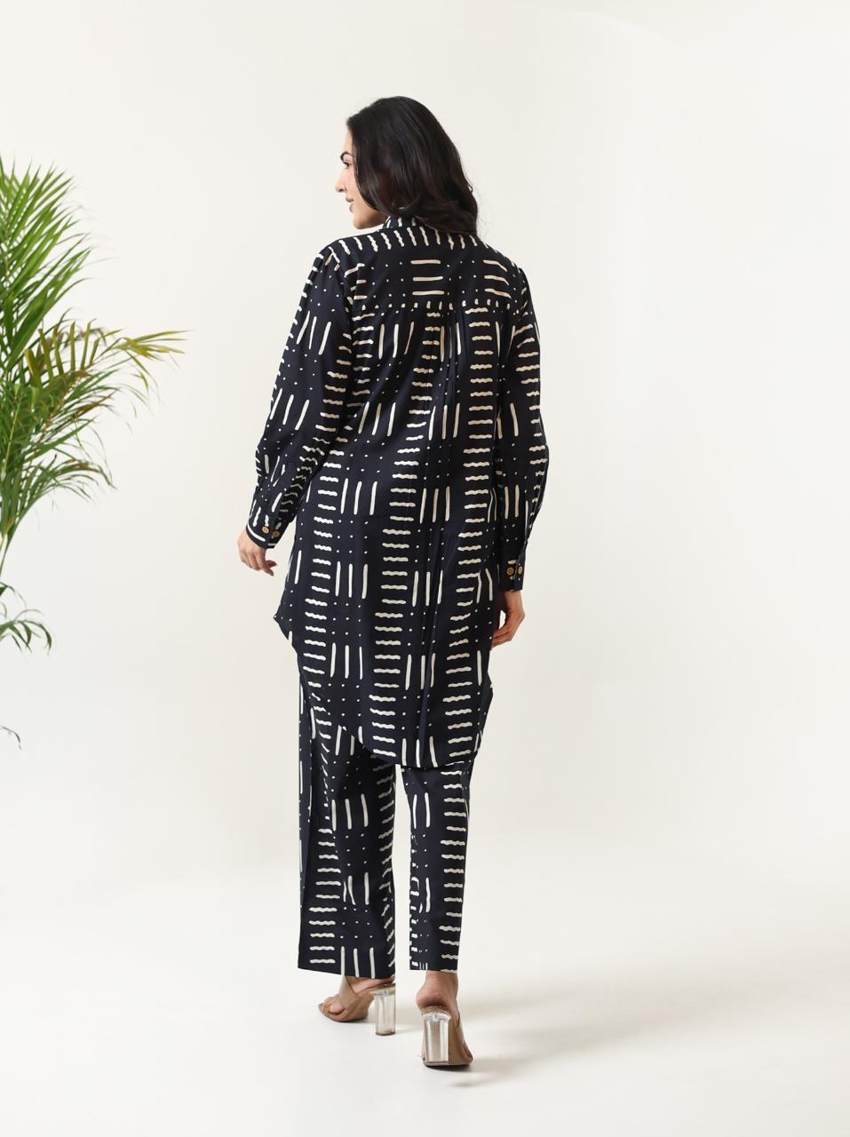 Monochrome Dash Co-ord Set
