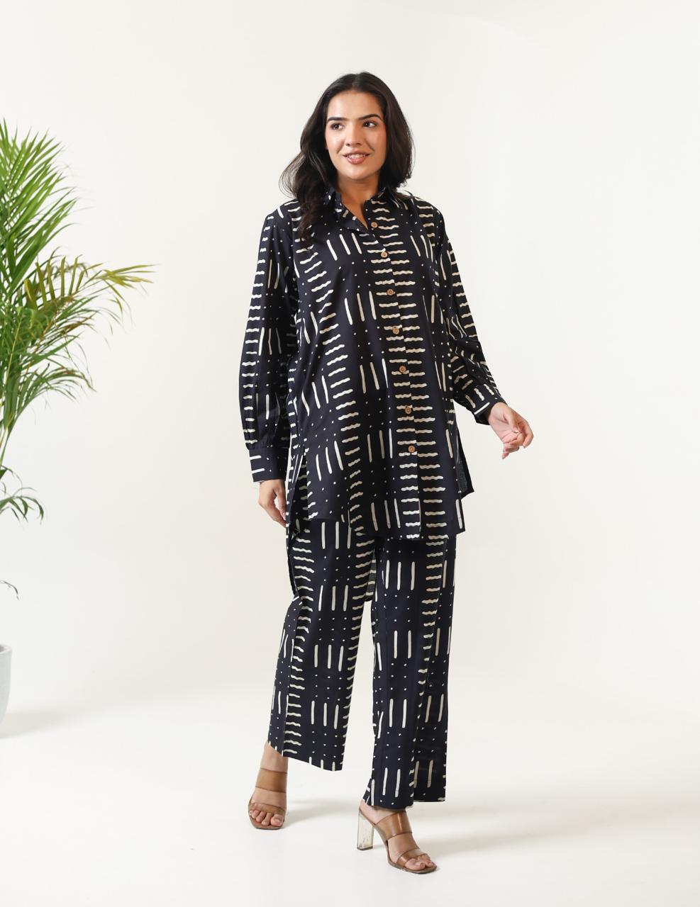 Monochrome Dash Co-ord Set