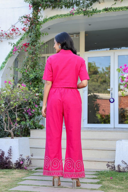 Fuchsia Flare Co-ord Set