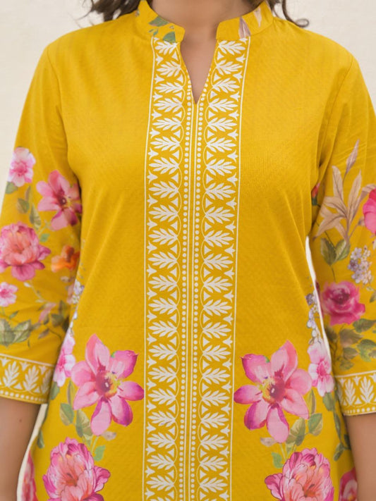 Golden Bloom Floral Co-ord Set