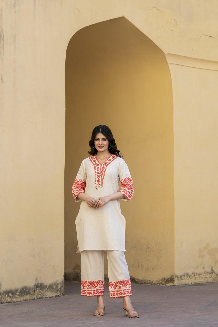 Noor-E-Safed Co-ord Set