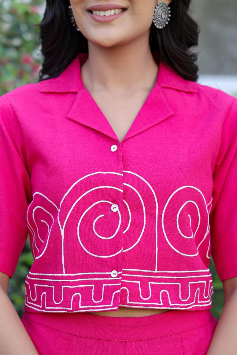 Fuchsia Flare Co-ord Set