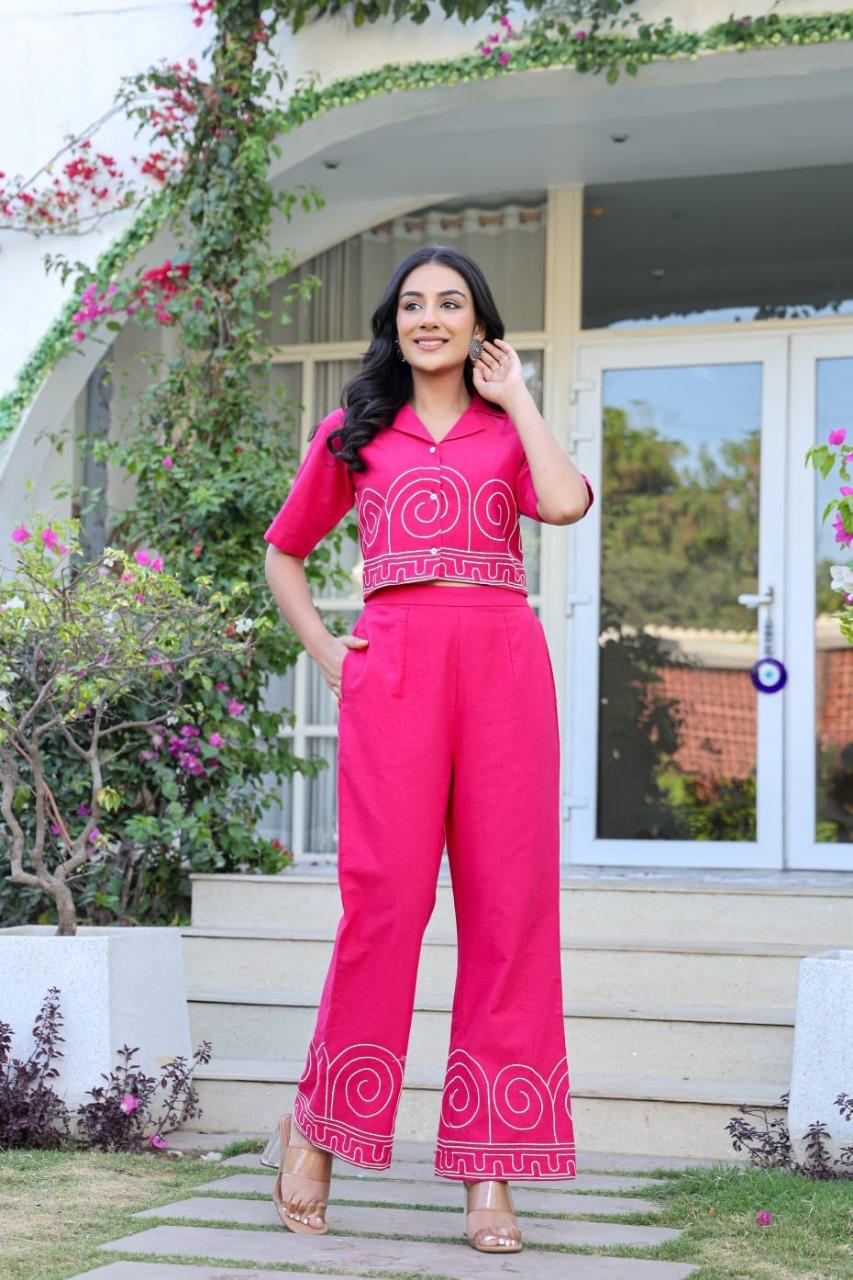 Fuchsia Flare Co-ord Set