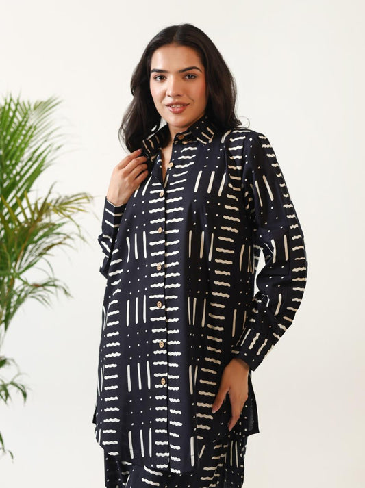 Monochrome Dash Co-ord Set