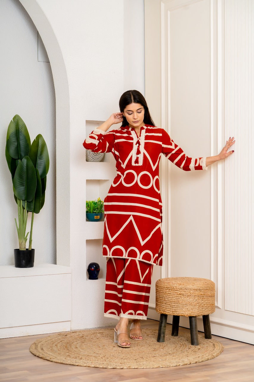 Desert Muse Long Top Co-Ord Set