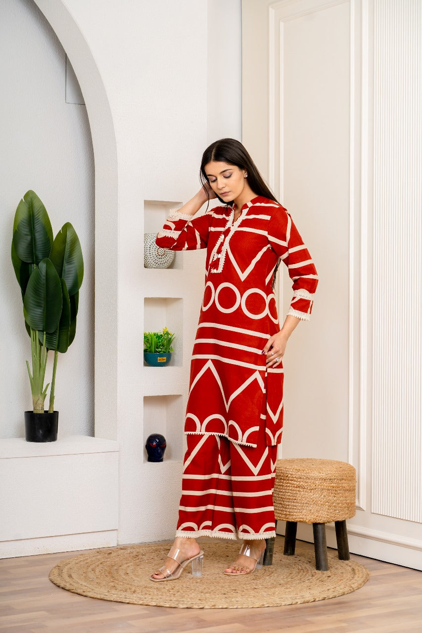 Desert Muse Long Top Co-Ord Set