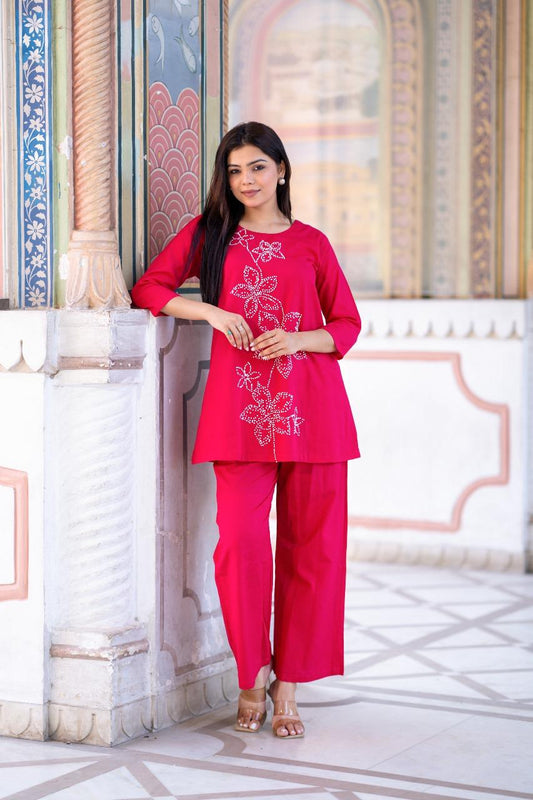 Gulaabi Shine Co-ord Set