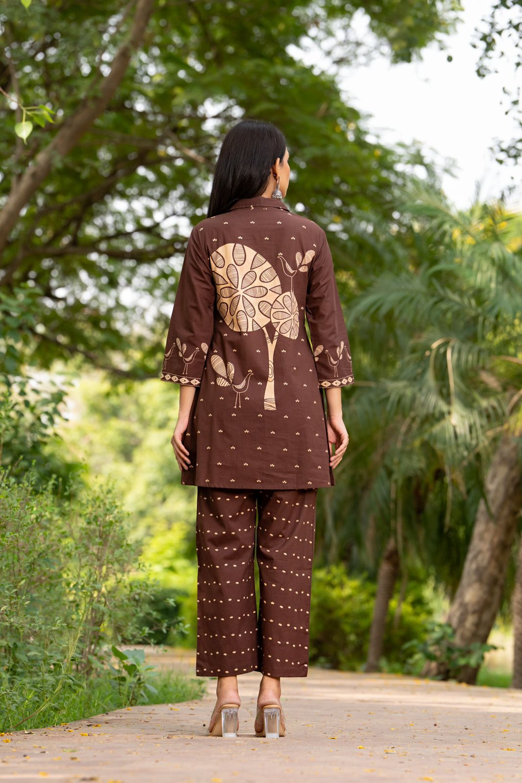 Cocoa Folk Co-ord Set