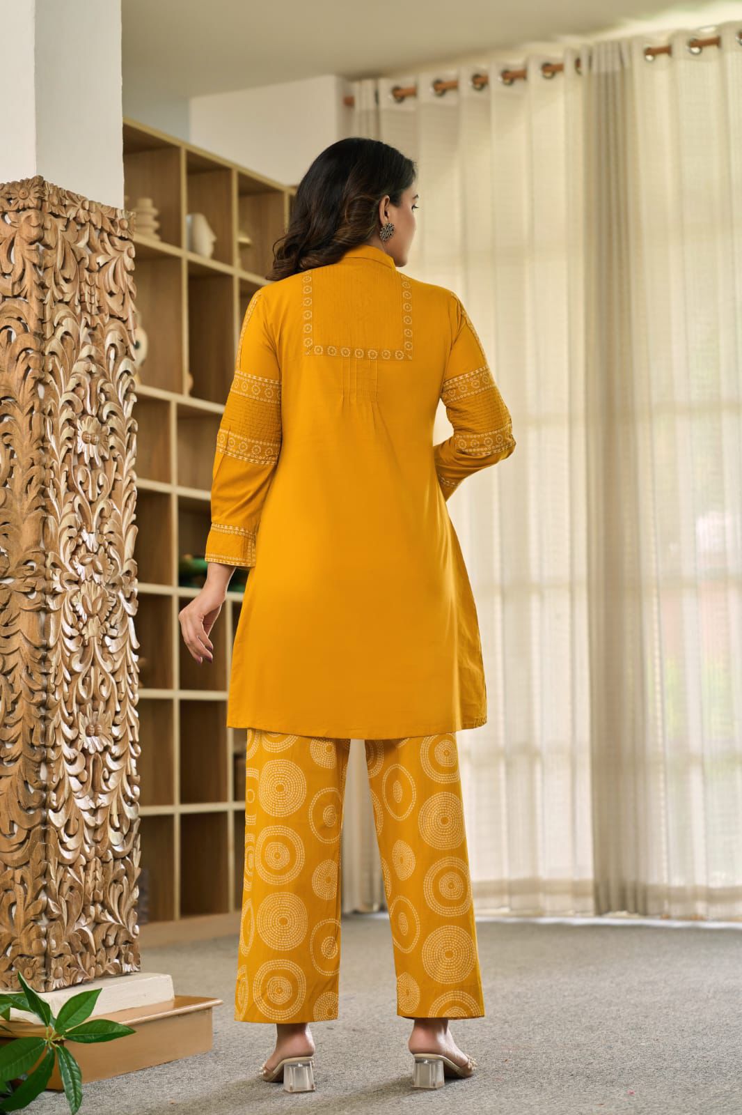 Ochre Orbit Co-ord Set