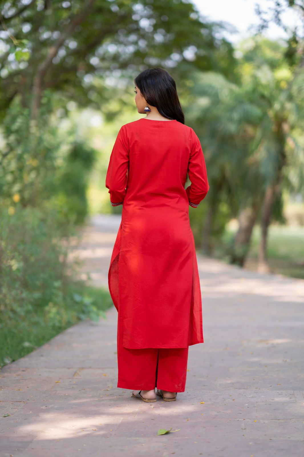 Gulzaar Ruby Kurti Pant Dupatta Set Suit