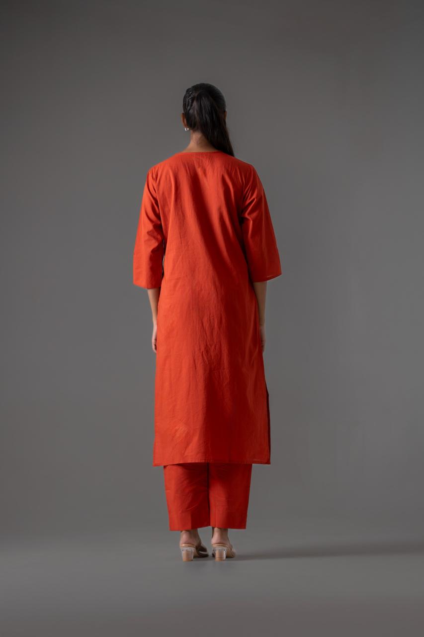 Heer Kumkum Kurti Pant Dupatta Set Suit