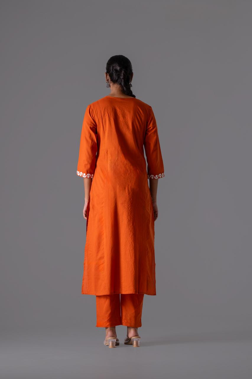 Noor Kesar Kurti Pant Dupatta Set Suit