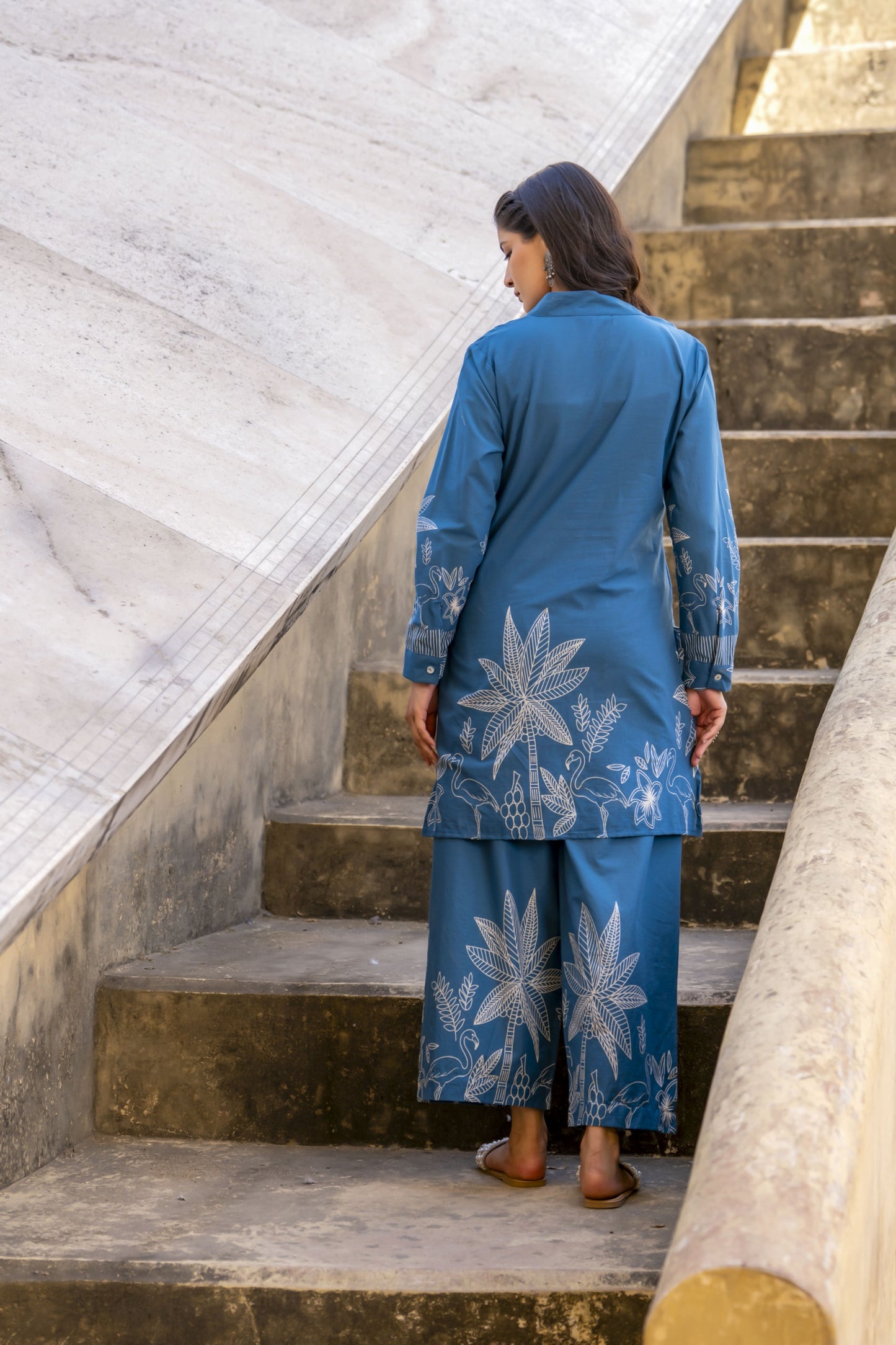Amira Pure Jaipuri Cotton Digital Print Co-ord Set