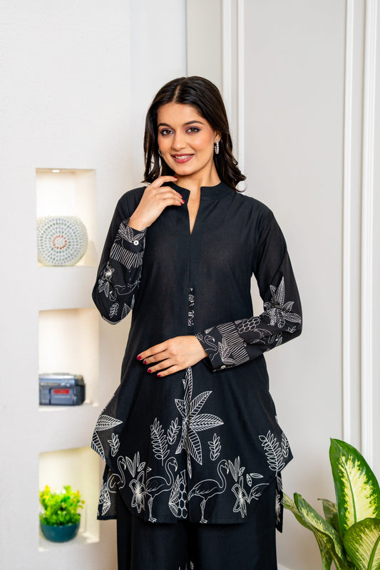 Noor Pure Jaipuri Cotton Digital Print Co-ord Set