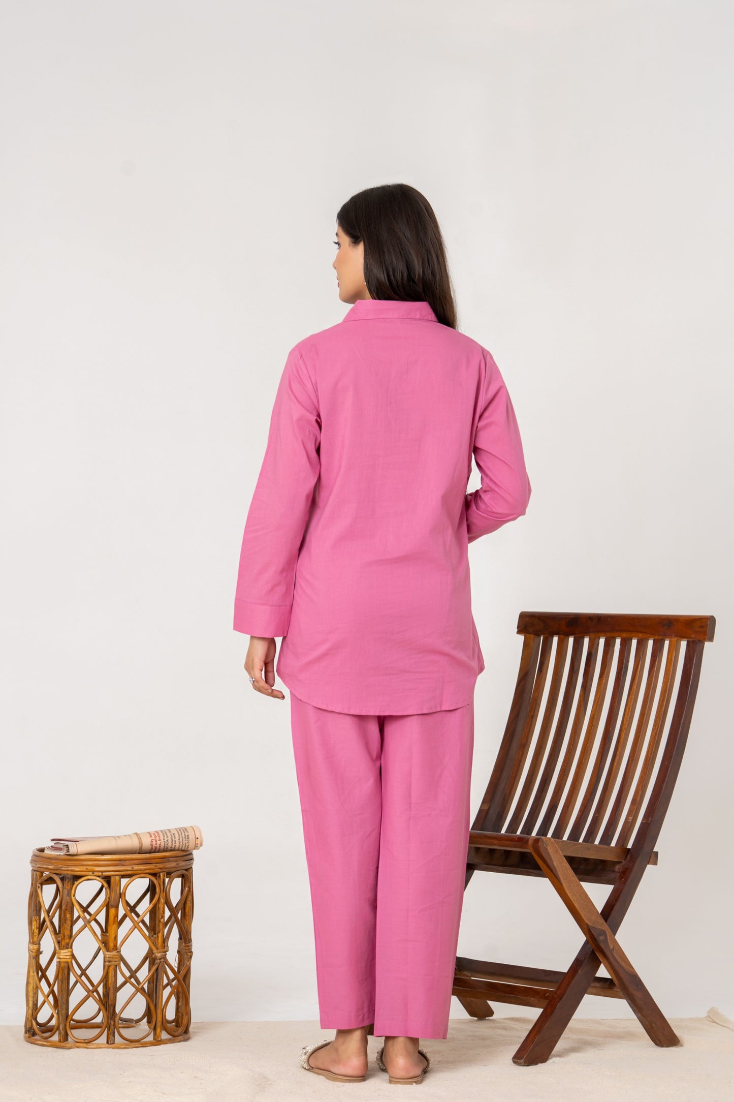 Blush Lotus Cotton Co-ord Set