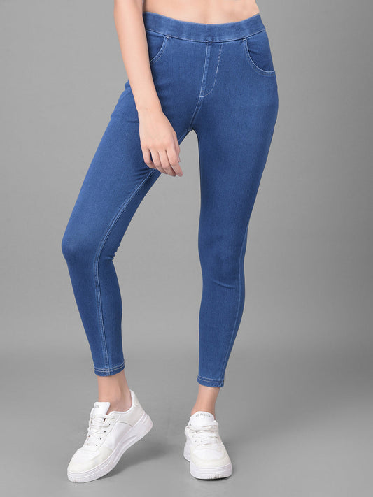 Comfort Lady Deep Indigo Blue Stretchable Denim Jeggings