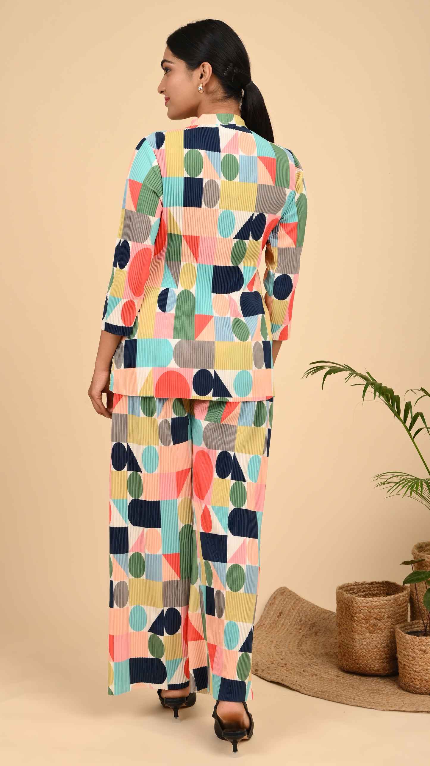 Retro Pop Pleats Co-ord Set
