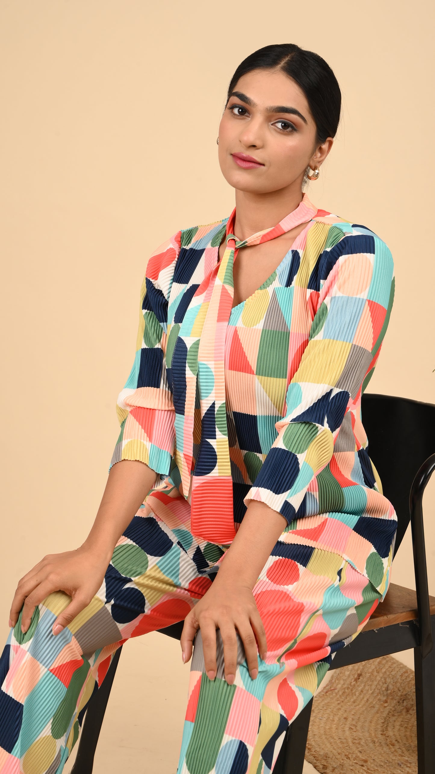 Retro Pop Pleats Co-ord Set