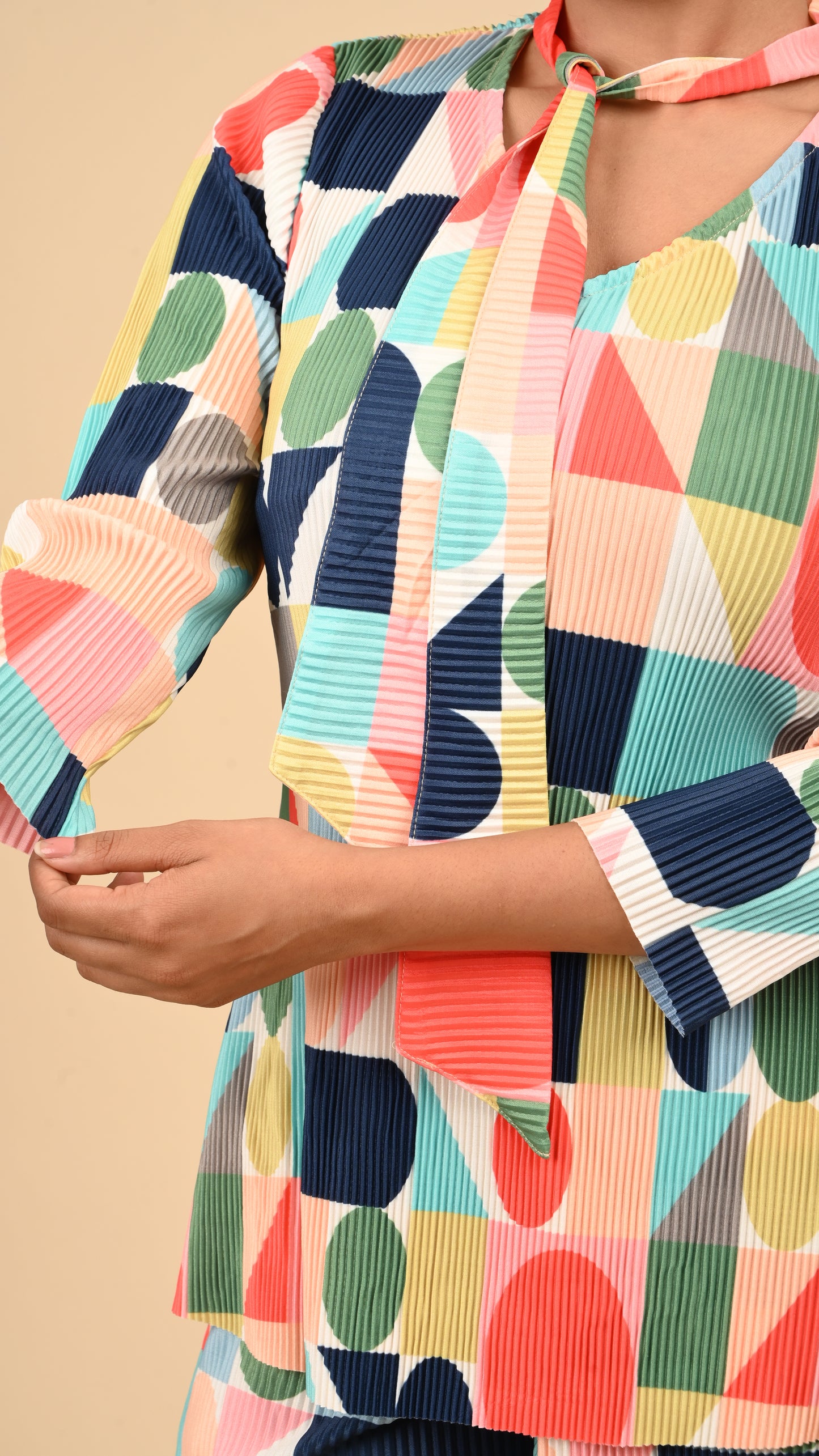 Retro Pop Pleats Co-ord Set