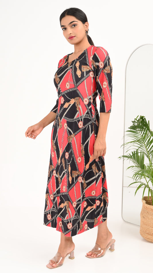 Chain Muse Midi Dress