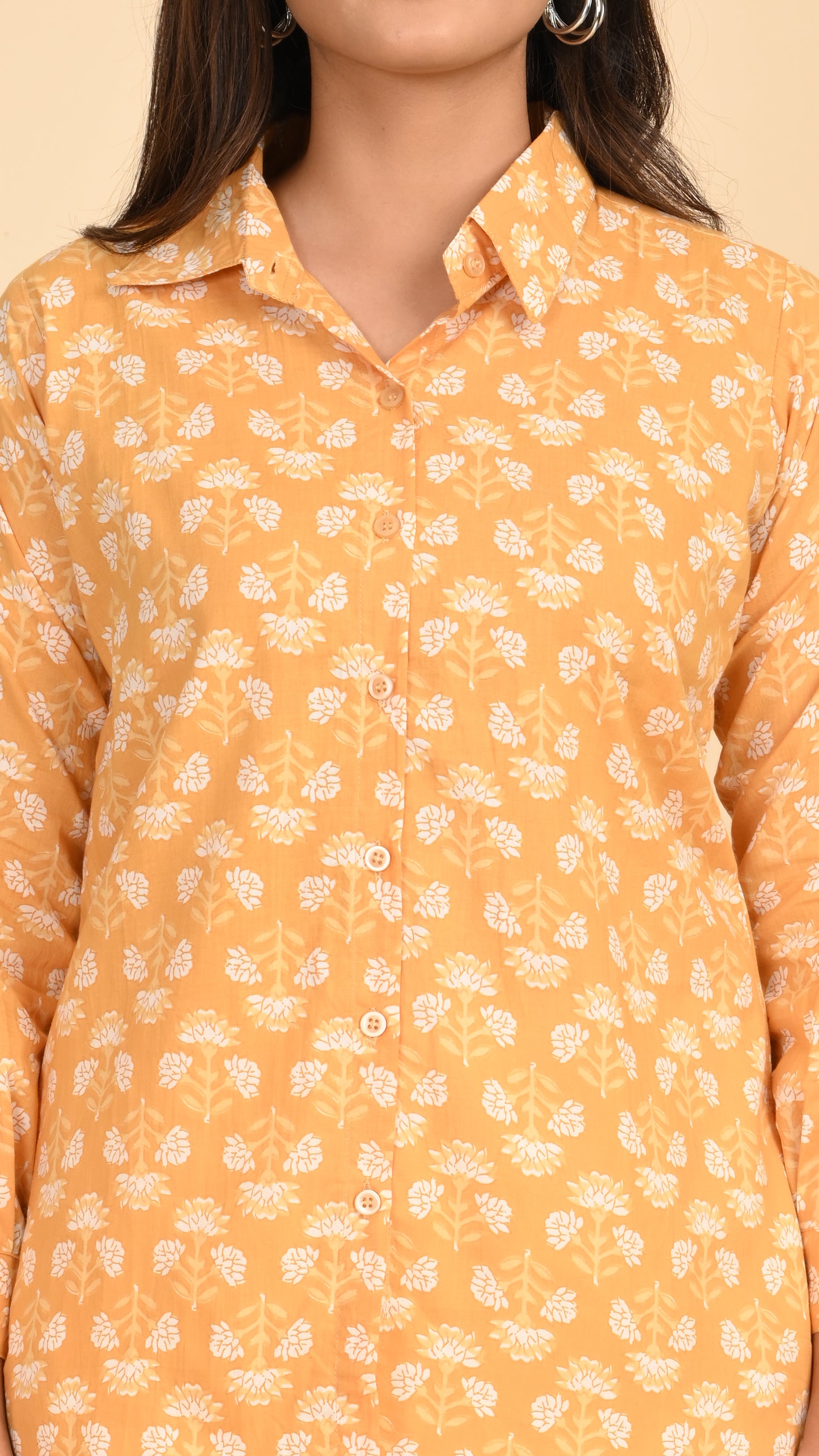 Zunaira Sunflower Short Kurti Top