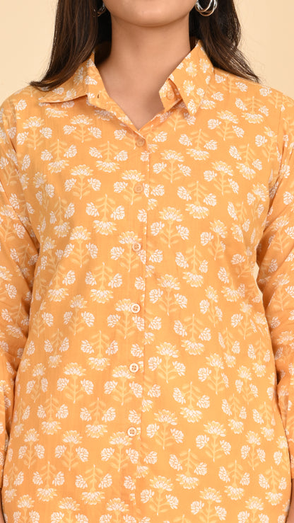 Zunaira Sunflower Short Kurti Top