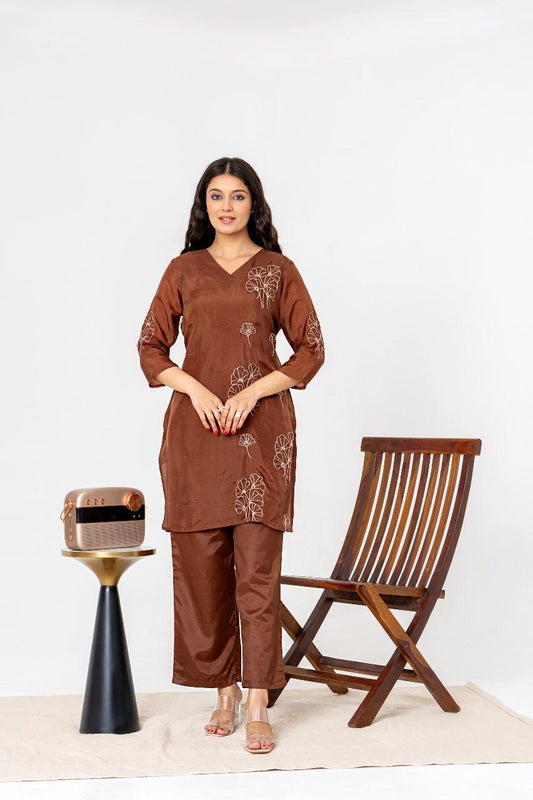 Cocoa Bloom Co-ord Set