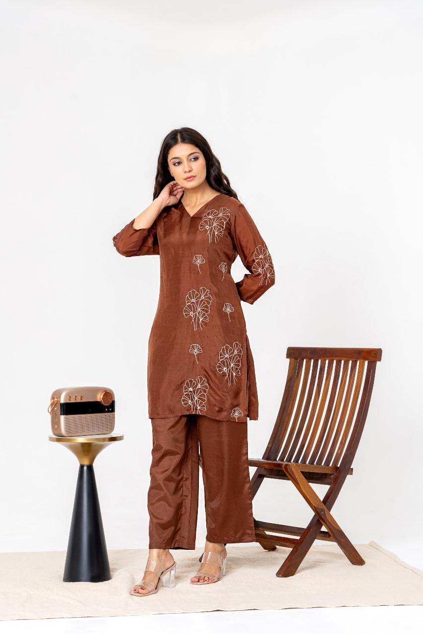 Cocoa Bloom Co-ord Set