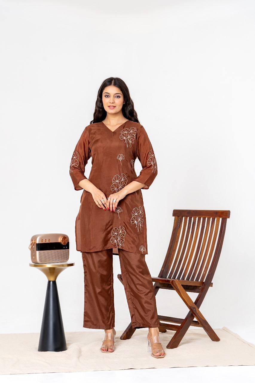 Cocoa Bloom Co-ord Set