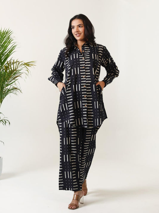 Monochrome Dash Co-ord Set