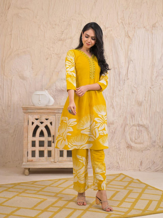 Sunflare Bloom Co-ord Set