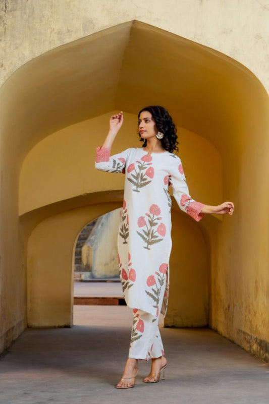 Gulrangi Kurti Pant Set