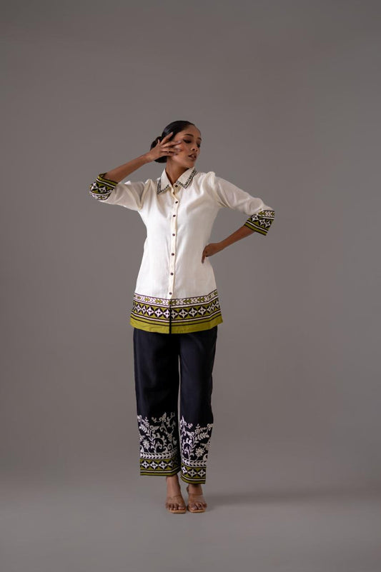 Elegance Muse Co-ord Set in Super Soft Muslin