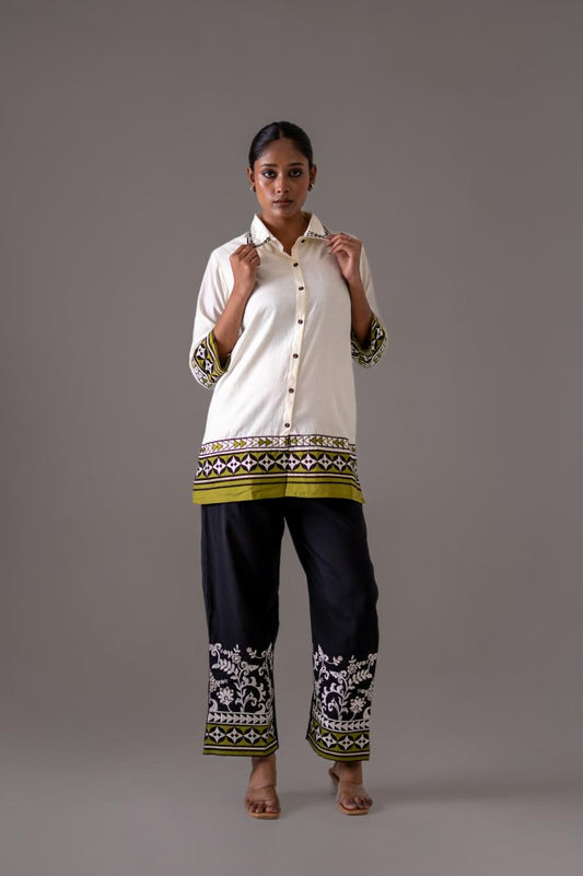 Elegance Muse Co-ord Set in Super Soft Muslin