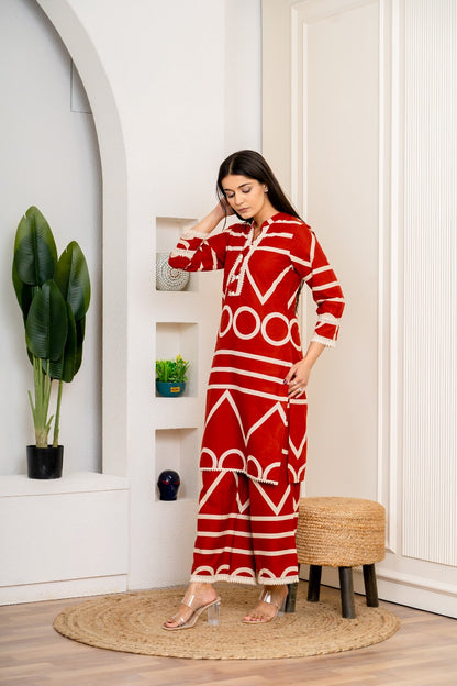 Desert Muse Long Top Co-Ord Set