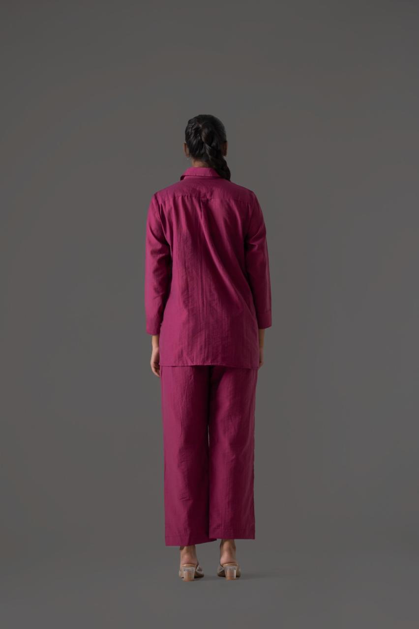 Lotus Bloom Banarasi Mul Chanderi Co-ord Set