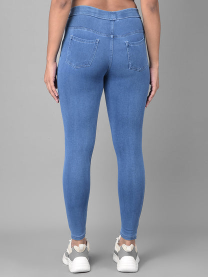 Comfort Lady Skywash Blue Stretchable Denim Jeggings