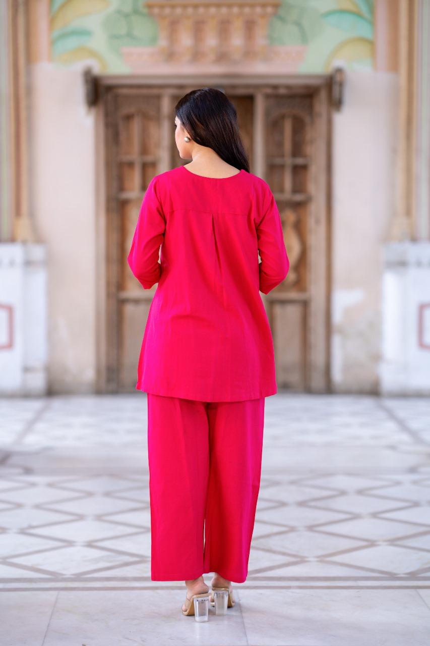Gulaabi Shine Co-ord Set