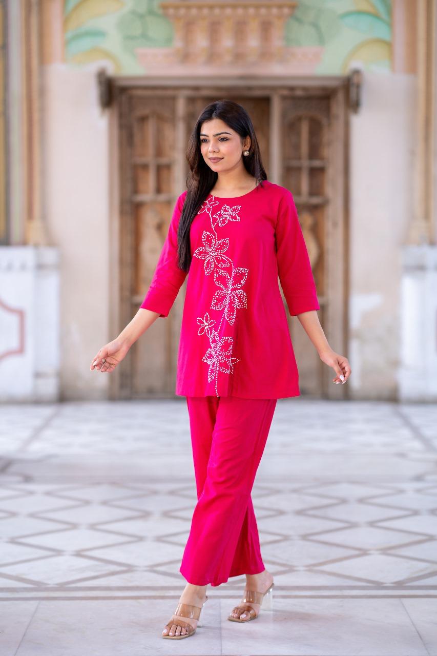 Gulaabi Shine Co-ord Set