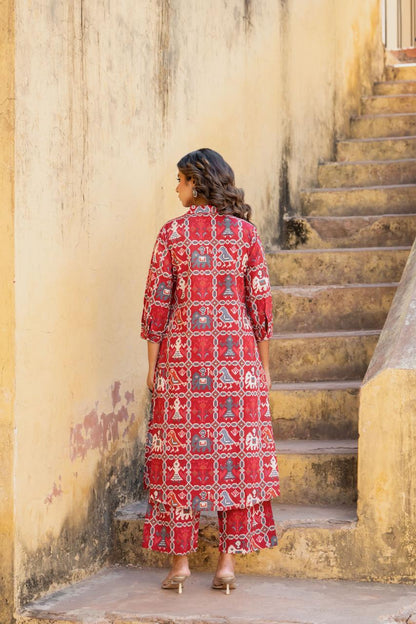 Karwaan Rouge Co-ord Set