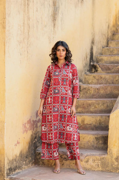 Karwaan Rouge Co-ord Set