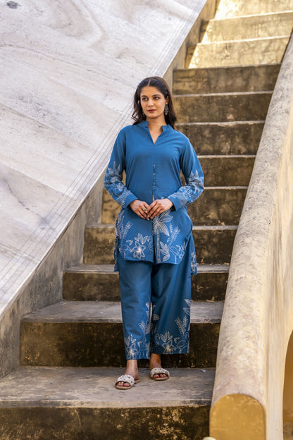 Amira Pure Jaipuri Cotton Digital Print Co-ord Set