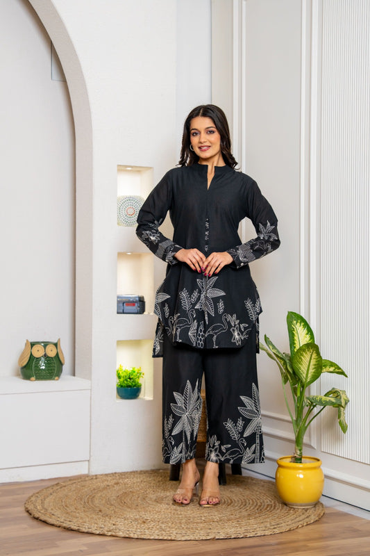 Noor Pure Jaipuri Cotton Digital Print Co-ord Set
