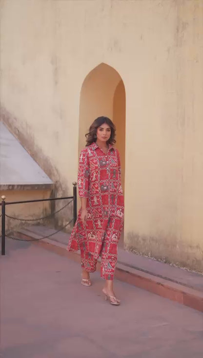 Karwaan Rouge Co-ord Set