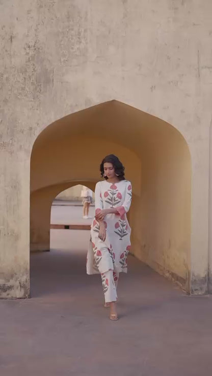 Gulrangi Kurti Pant Set